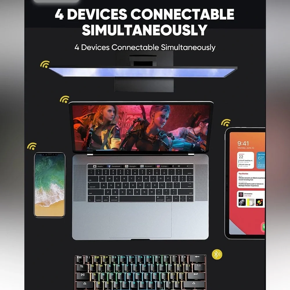 Gaming Wired/ Wireless Keyboard